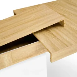 IDMarket Table à manger extensible rectangle 12 personnes* Collection Design|Collection Moderne