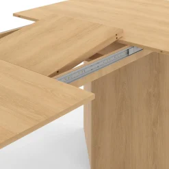 IDMarket Table à manger extensible ovale 160-200 cm bois façon hêtre 6-10 personnes* Meubles En Bois|Collection Design
