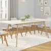 IDMarket Table à manger extensible blanche* Meubles Blancs|Petits Meubles