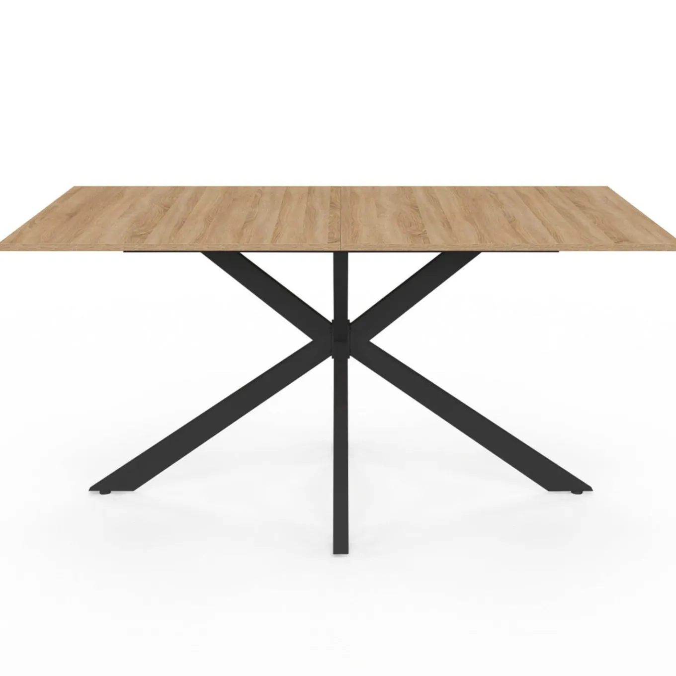 IDMarket Table à manger industrielle 160 cm* Meubles En Bois|Collection Industrielle