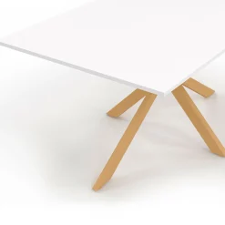 IDMarket Table à manger rectangulaire 8 personnes pied araignée* Collection Moderne|Salle À Manger Complète