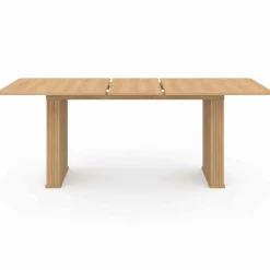 IDMarket Table à manger rectangulaire extensible coloris bois 6-10 personnes* Tables
