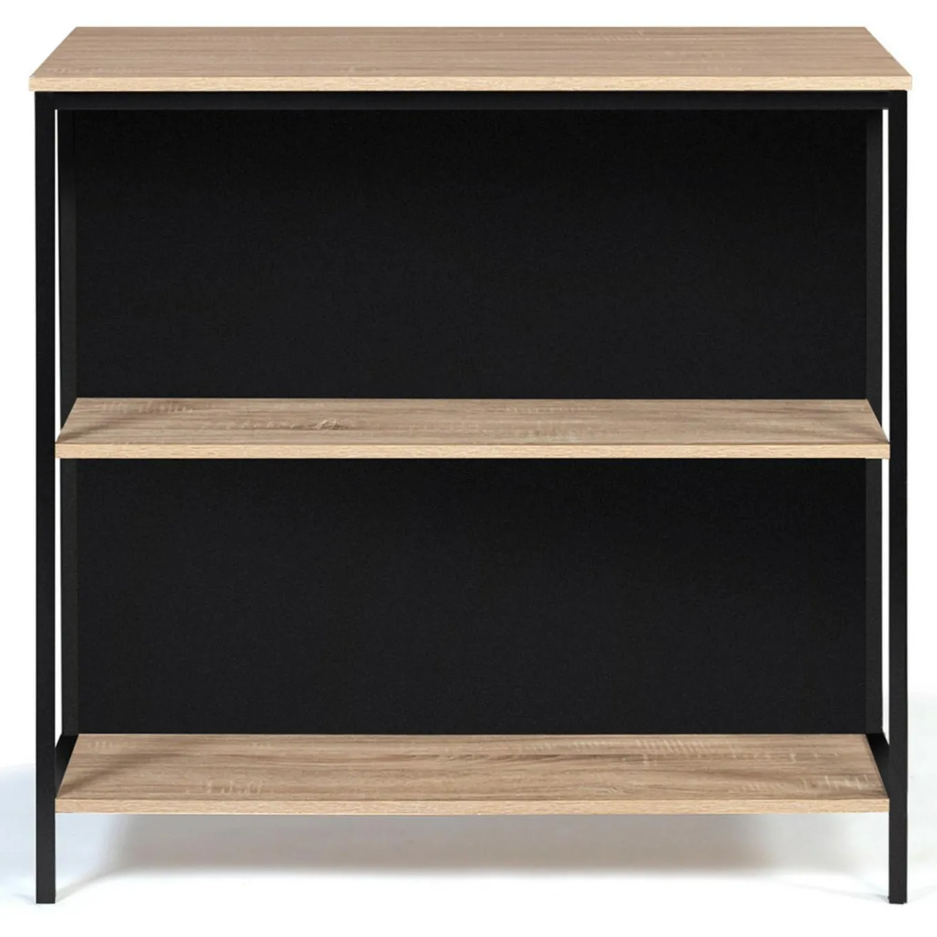 IDMarket Table bar industriel 2 tabourets* Meubles Hauts|Meubles Noirs