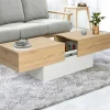 IDMarket Table basse design avec rangement mini bar intégré* Collection Contemporaine|Salon Complet