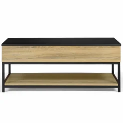 IDMarket Table basse rectangle design industriel* Tables Basses