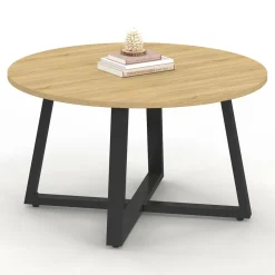 IDMarket Table basse ronde 70 cm* Tables Basses