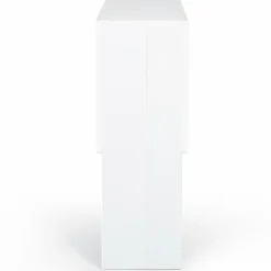 IDMarket Table console blanche en bois* Meubles Blancs|Consoles