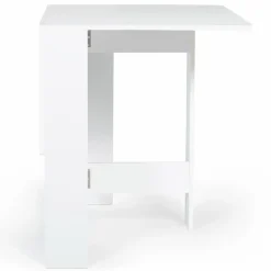 IDMarket Table console blanche en bois* Meubles Blancs|Consoles