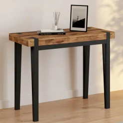 IDMarket Table console extensible 10 personnesdesign industriel 235 cm* Collection Vintage|Consoles