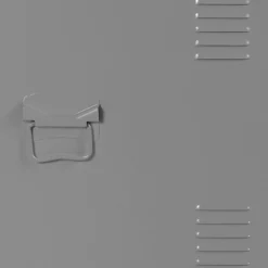 IDMarket Table de nuit en métal gris foncé style industriel* Collection Métal|Tables De Chevet