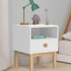 IDMarket Table de nuit enfant tiroir + niche*Enfant Meubles Tiroirs|Meubles Bas