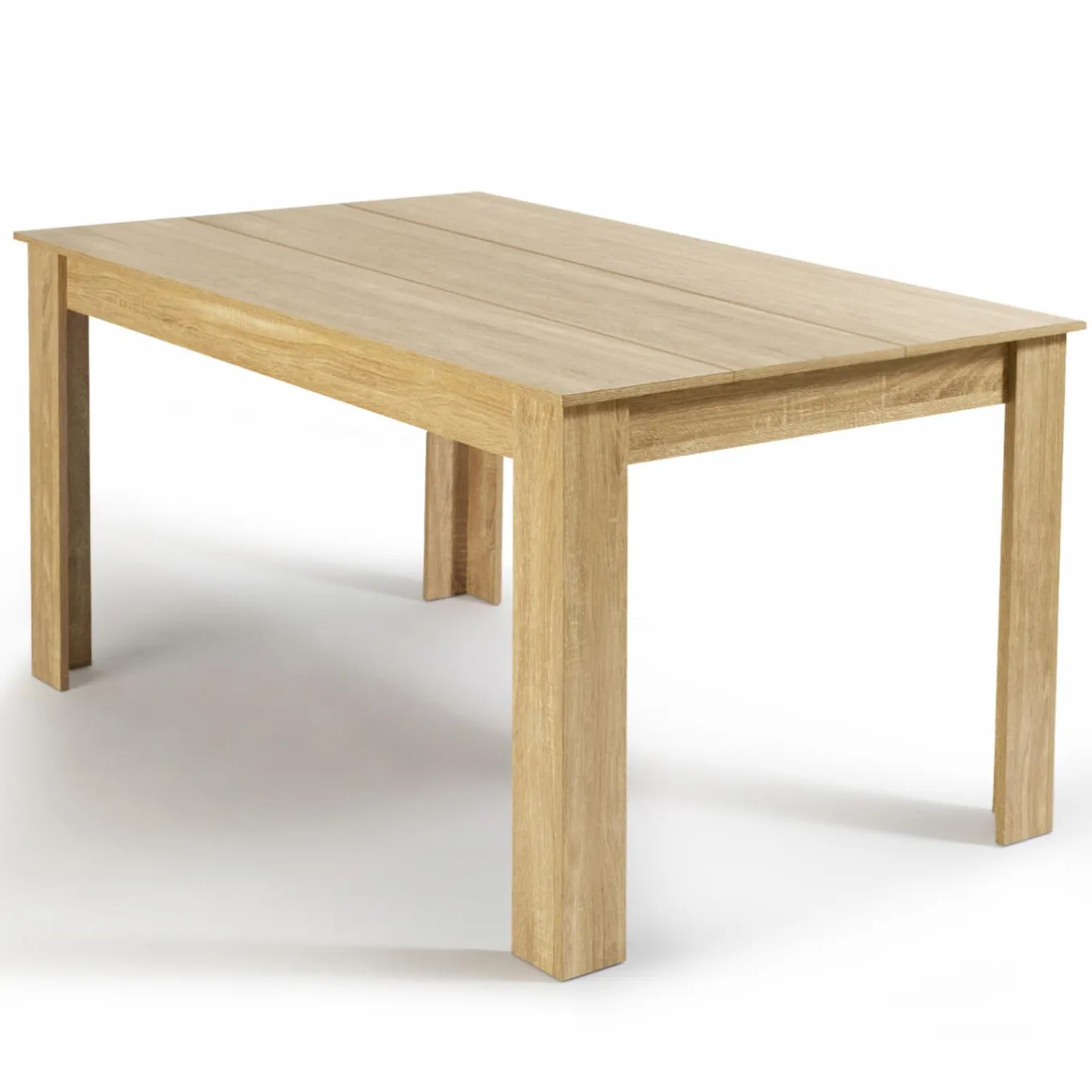 IDMarket Table de salle à manger en bois imitation hêtre 6 personnes* Meubles En Bois|Collection Contemporaine