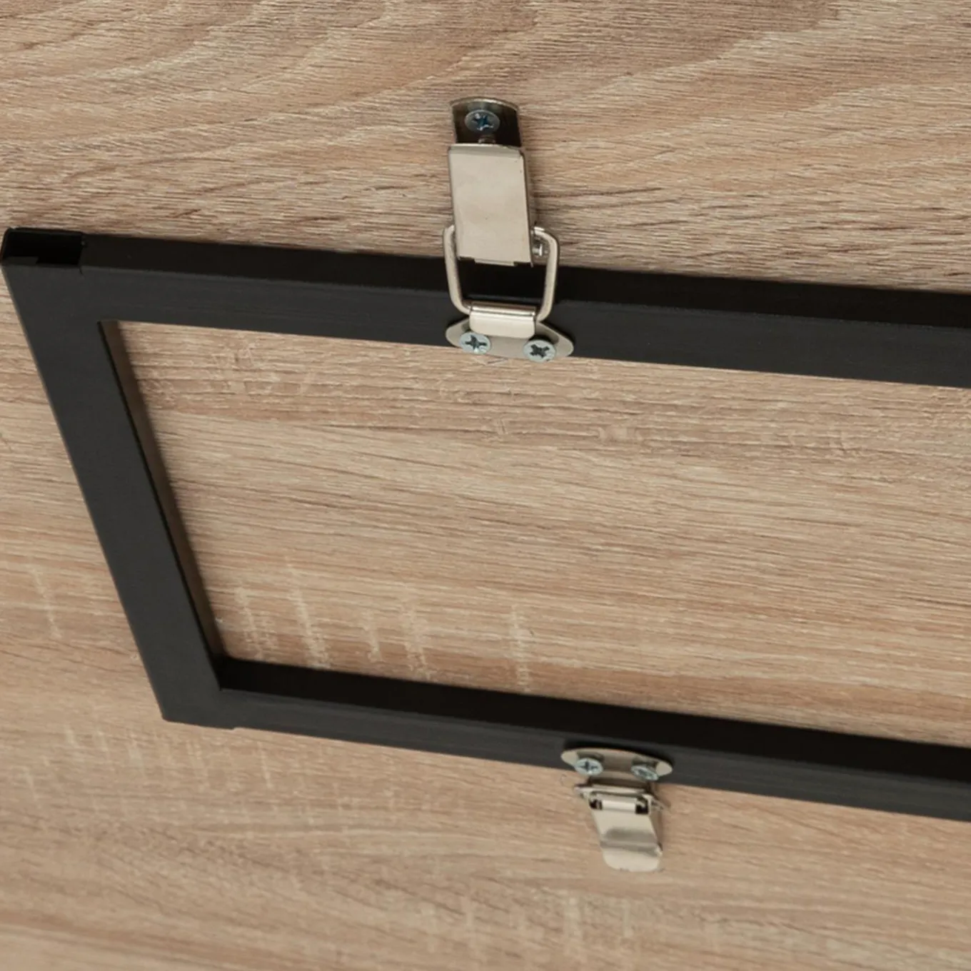 IDMarket Table extensible moderne bois et métal* Collection Industrielle|Salle À Manger Complète