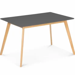 IDMarket Table extensible scandinave grise anthracite* Collection Scandinave|Tables