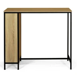 IDMarket Table haute avec tabourets pour 2 style industriel* Collection Industrielle|Mange Debout