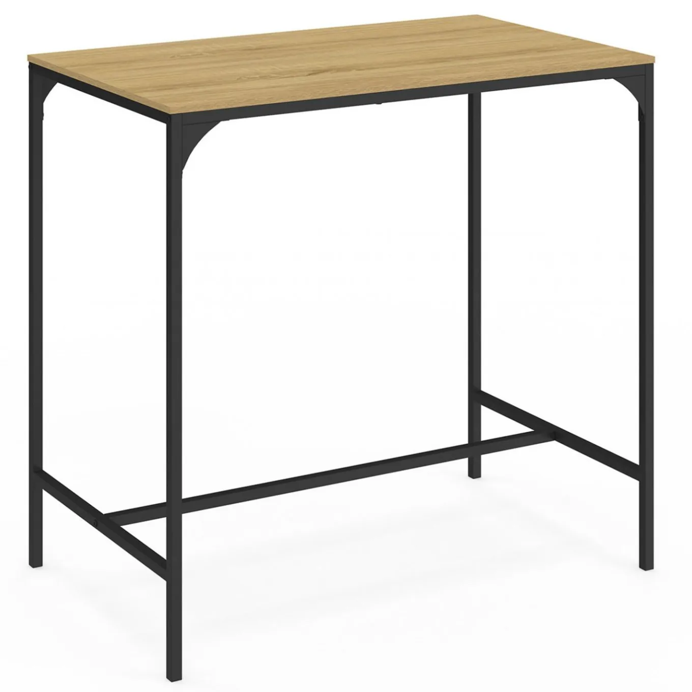 IDMarket Table mange debout style industriel avec tabourets* Meubles En Bois|Collection Industrielle