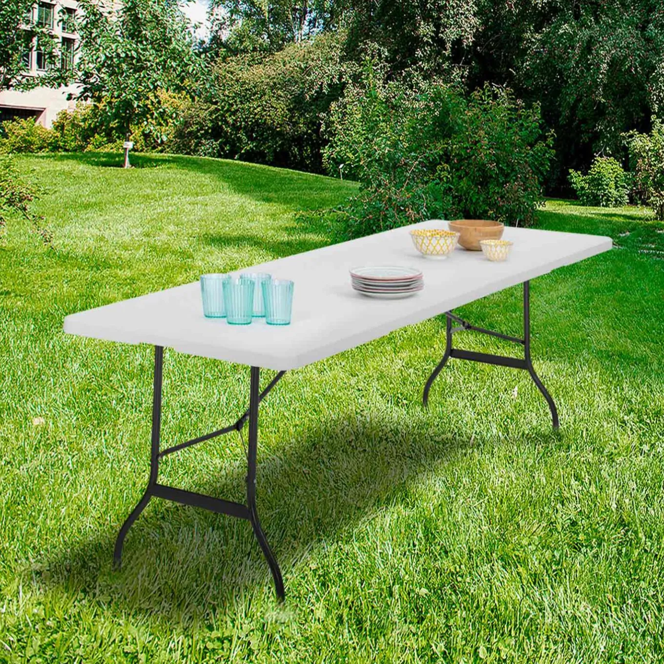 IDMarket Table pliante d'appoint portable* Mobilier Pliant D'Appoint