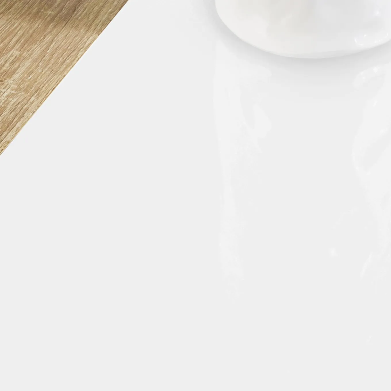 IDMarket Table salle à manger moderne imitation hêtre et blanc* Collection Contemporaine|Salle À Manger Complète