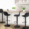 IDMarket Tabourets de bar design noirs* Collection Contemporaine|Tabourets De Bar