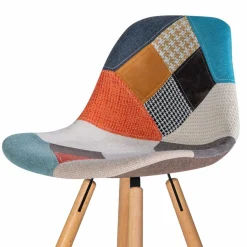 IDMarket Tabourets de bar scandinaves patchwork multicolore* Collection Scandinave|Tabourets De Bar