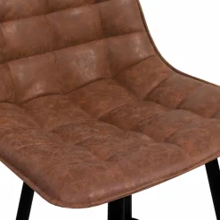 IDMarket Tabourets de bar vintage marron vieilli* Collection Vintage|Collection Moderne