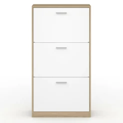 IDMarket Étagère à chaussures 3 portes* Meubles Hauts|Petits Meubles