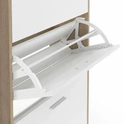 IDMarket Étagère à chaussures 3 portes* Meubles Hauts|Petits Meubles