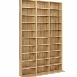 IDMarket Étagère bibliothèque 30 cases modulables effet bois* Meubles Hauts|Meubles En Bois