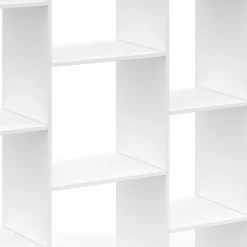 IDMarket Étagère bibliothèque blanche 143 cm 11 compartiments* Collection Design|Collection Agencement Magasin