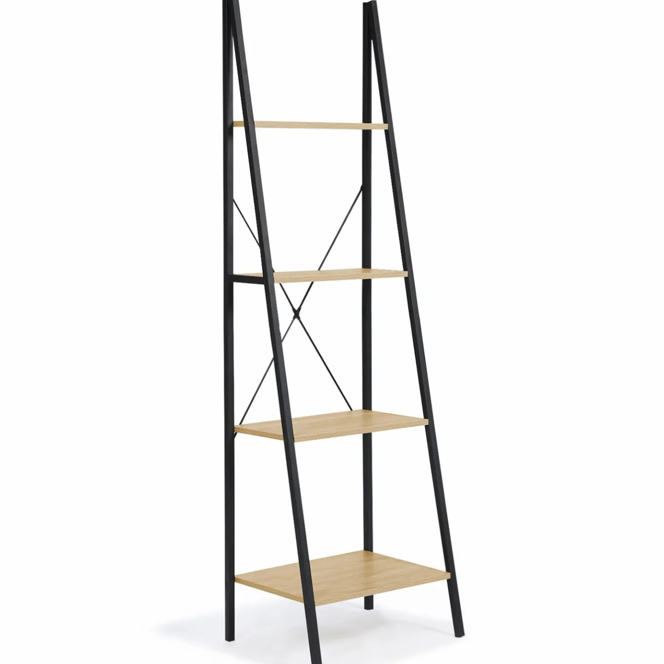 IDMarket Étagère échelle industrielle 4 niveaux* Meubles Hauts|Collection Agencement Magasin