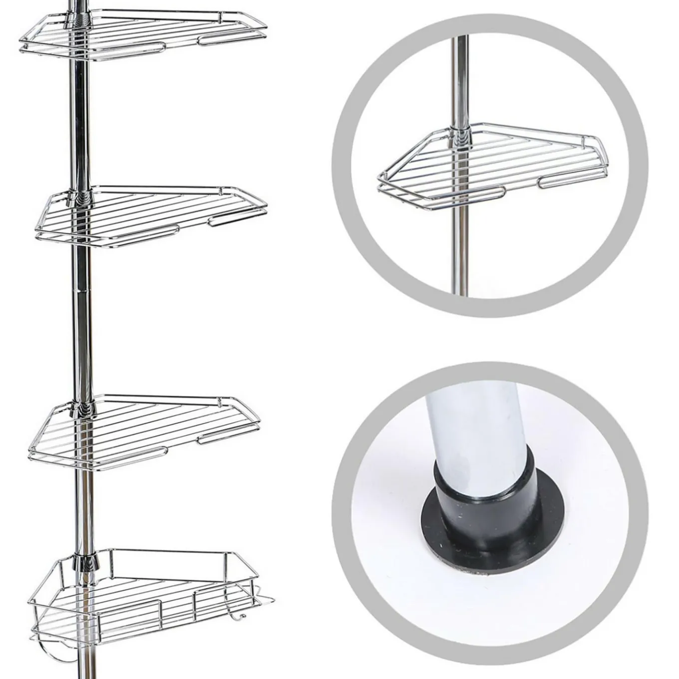 IDMarket Étagère de douche* Accessoires Salle De Bain