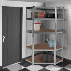 IDMarket Étagère galva 875 kg 5 plateaux* Etagères Charges Lourdes|Meubles Bricolage Et Rayonnage