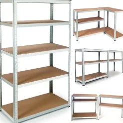 IDMarket Étagère modulable pour charges lourdes* Etagères Charges Lourdes|Meubles Bricolage Et Rayonnage