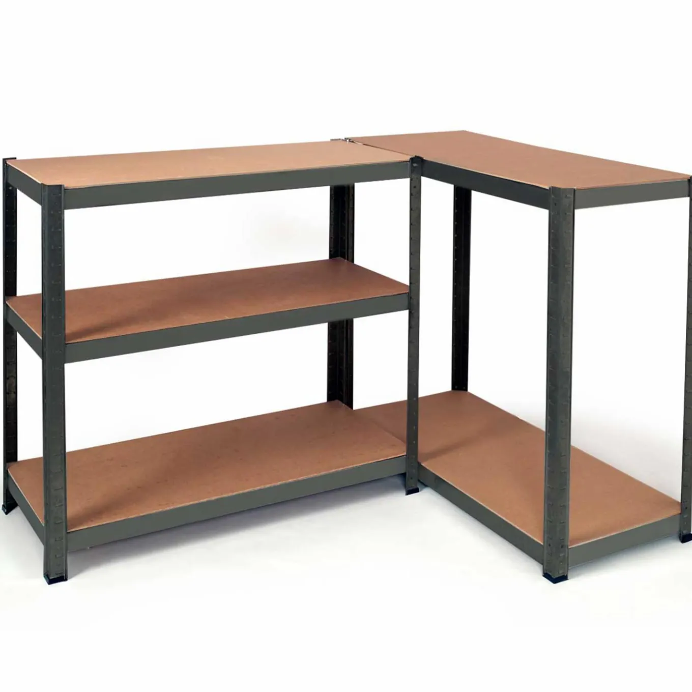 IDMarket Étagère métallique modulable 5 plateaux* Etagères Charges Lourdes|Meubles Bricolage Et Rayonnage