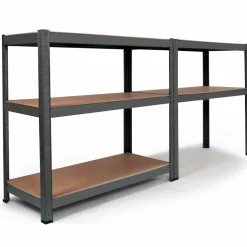 IDMarket Étagère métallique modulable 5 plateaux* Etagères Charges Lourdes|Meubles Bricolage Et Rayonnage