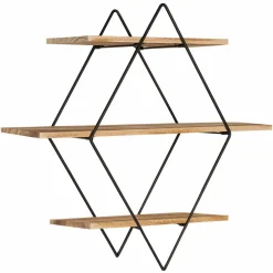 IDMarket Étagère murale losange style industriel* Décoration Et Accessoires|Collection Agencement Magasin