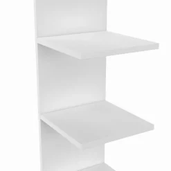 IDMarket Étagère murale suspendue double position blanche 190 cm* Etagères|Petits Meubles