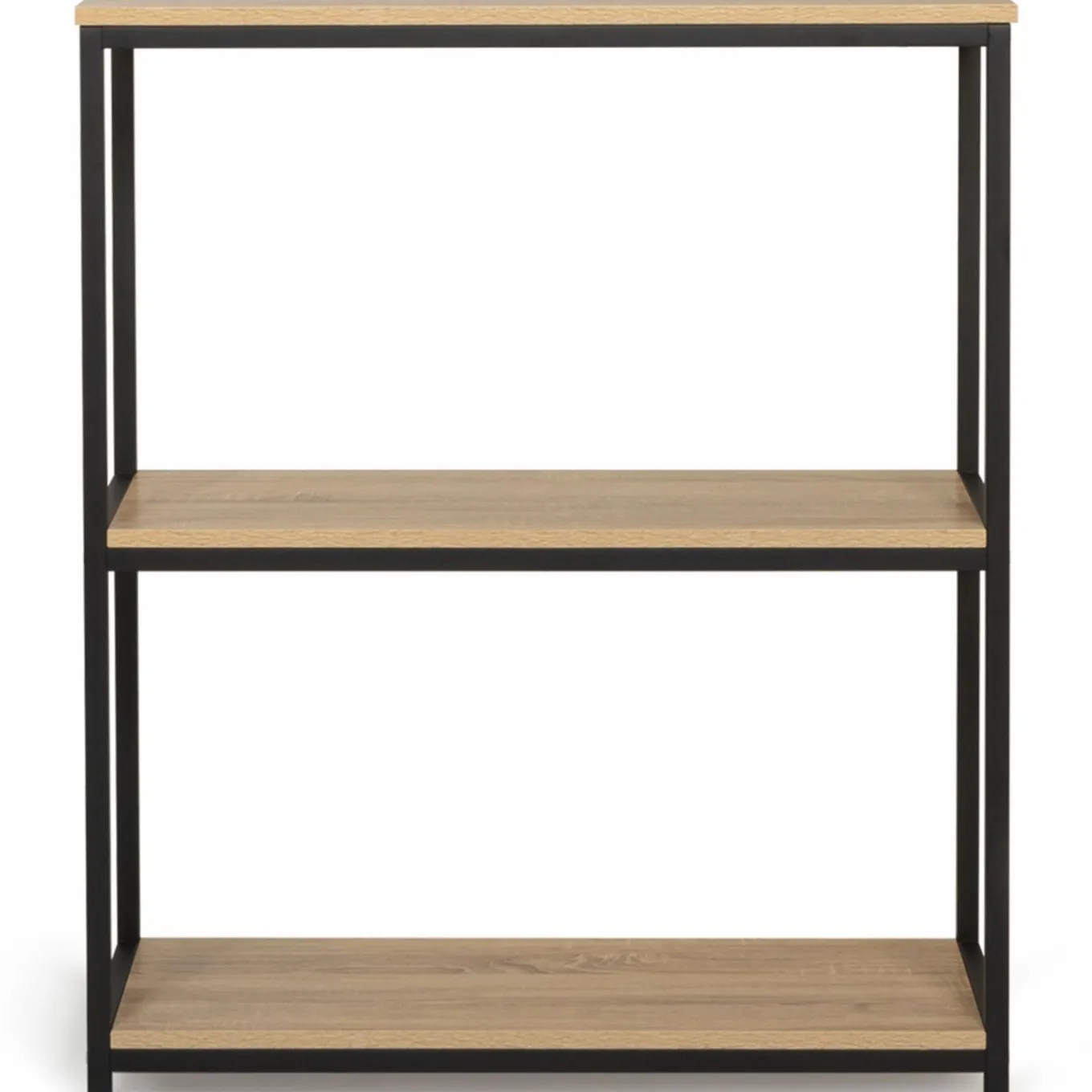 IDMarket Étagère pour entrée bois et métal noir* Collection Agencement Magasin|Collection Télétravail