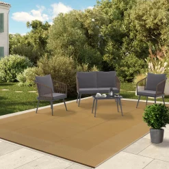 IDMarket Tapis extérieur effet jute 270x370cm* Revêtement Sol Extérieur