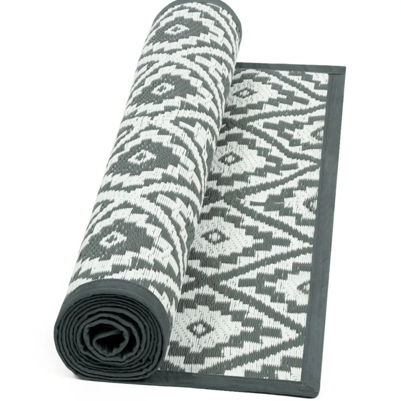 IDMarket Tapis extérieur gris 80x250cm* Revêtement Sol Extérieur