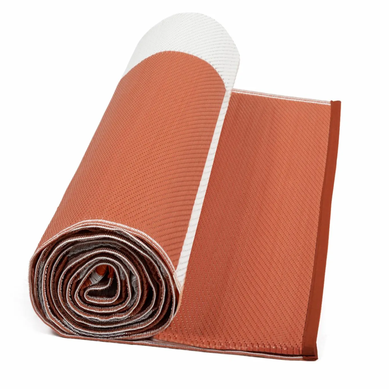 IDMarket Tapis extérieur terracotta à formes géométriques* Revêtement Sol Extérieur