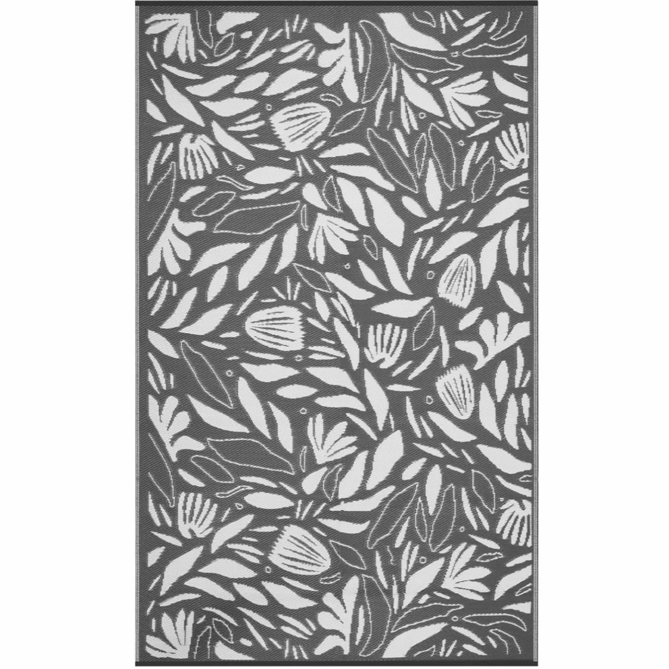 IDMarket Tapis extérieur 180x280 cm gris et blanc* Revêtement Sol Extérieur