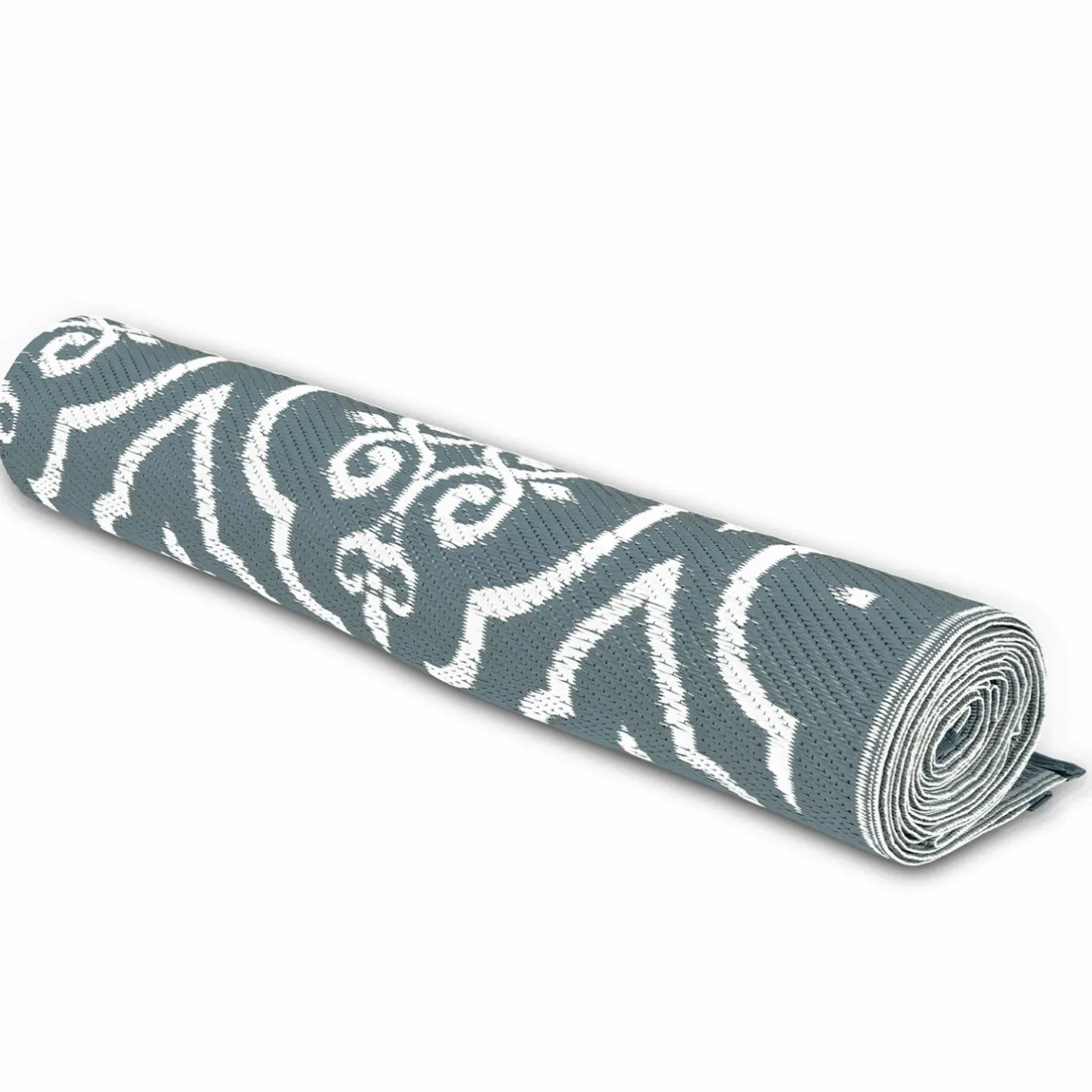 IDMarket Tapis extérieur 180x280 cm gris et blanc* Revêtement Sol Extérieur