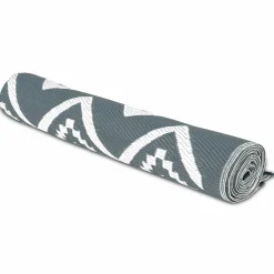 IDMarket Tapis extérieur 180x280 cm gris et blanc* Revêtement Sol Extérieur
