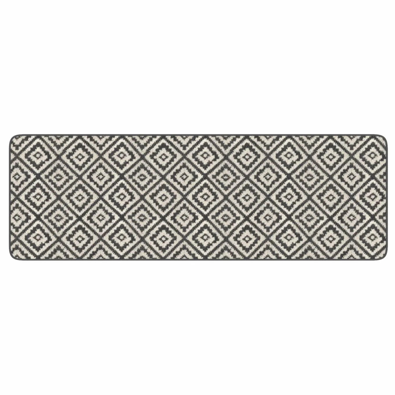 IDMarket Tapis intérieur gris et blanc 60x180cm* Décoration Et Accessoires
