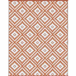 IDMarket Tapis terracota pour extérieur et terrasse* Revêtement Sol Extérieur