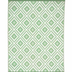 IDMarket Tapis vert sauge pour terrasse et extérieur* Revêtement Sol Extérieur