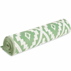 IDMarket Tapis vert sauge pour terrasse et extérieur* Revêtement Sol Extérieur