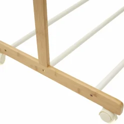 IDMarket Étendoir à linge 3 niveaux en bambou* Séchoirs À Linge