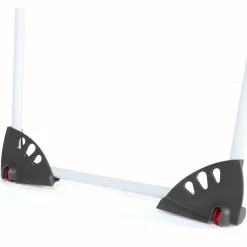 IDMarket Étendoir pliable et extensible de 160 à 211 cm gris et blanc* Séchoirs À Linge